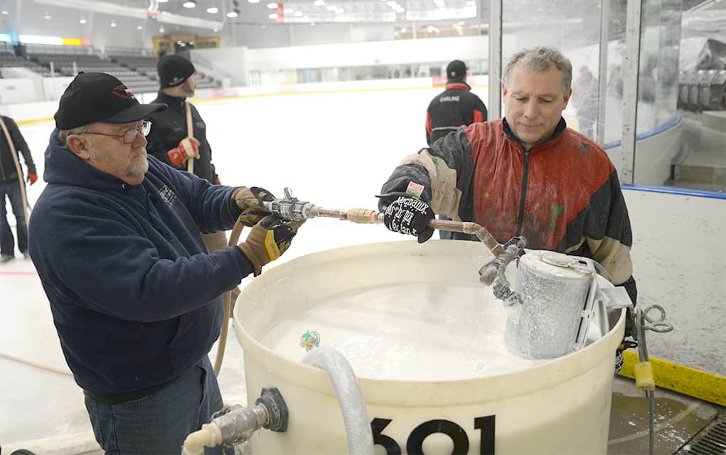 Putting  it on ice