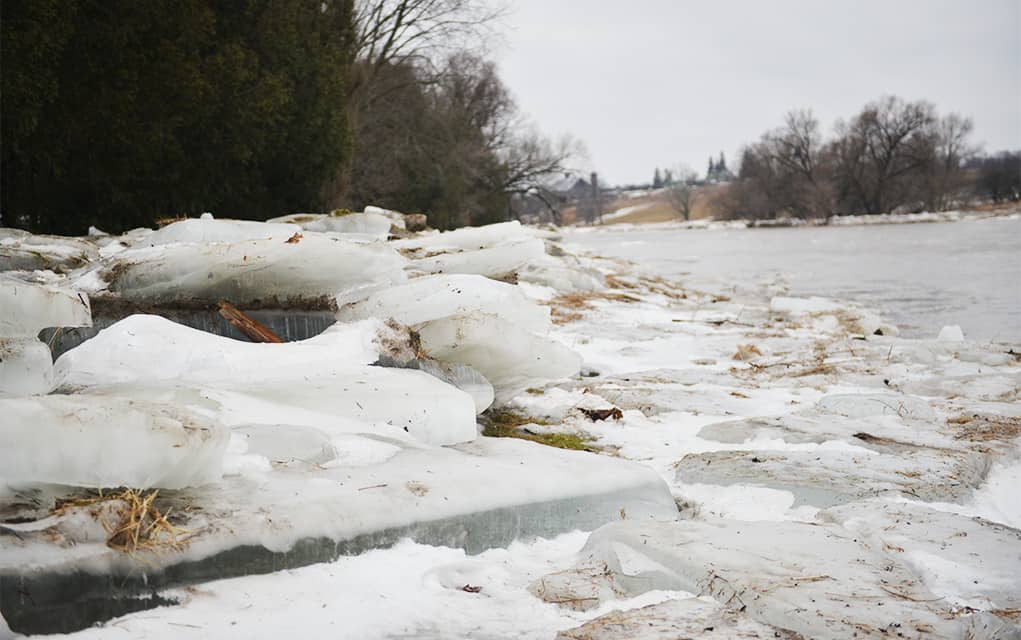 Woolwich spared from flooding that came with last week’s thaw