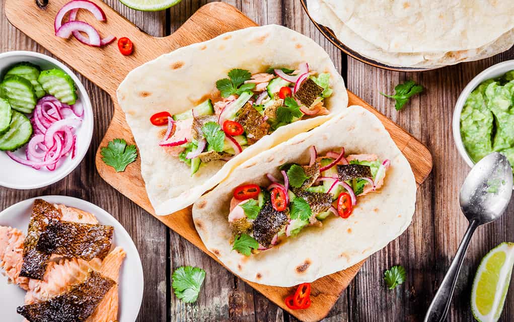 Enjoy some fish with these customizable burritos