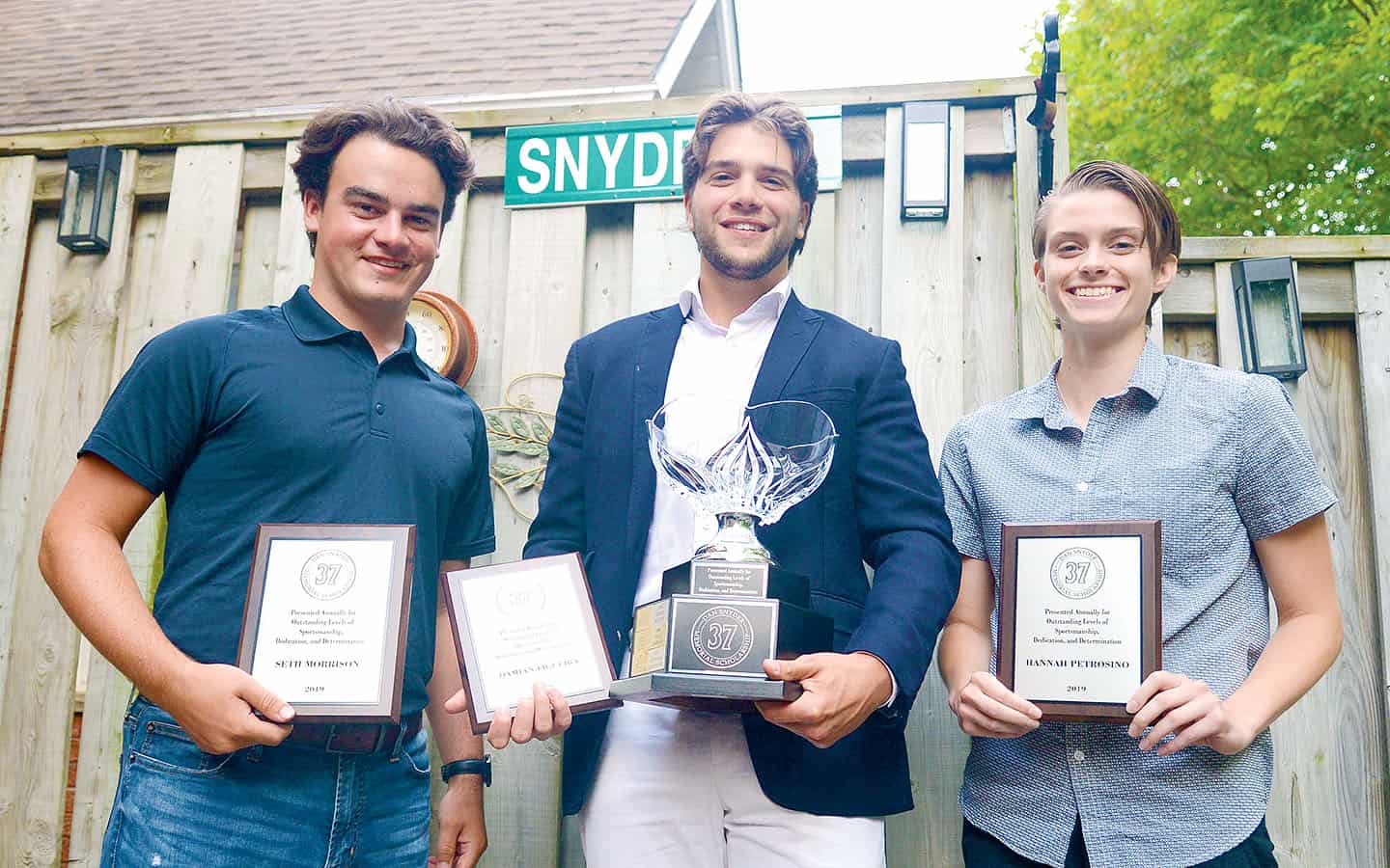 Three athletes selected for Dan Snyder Scholarships