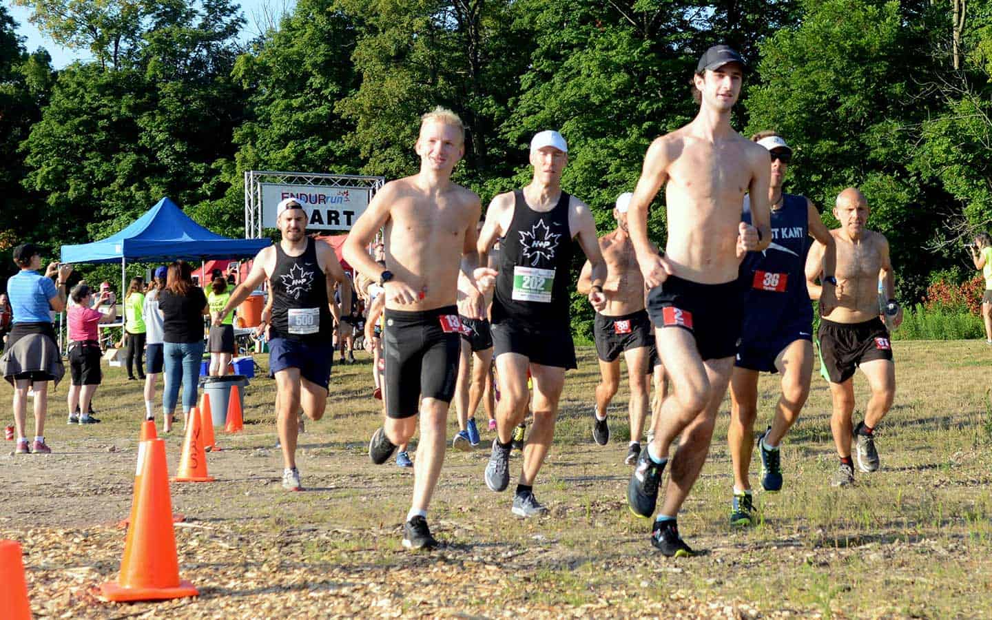 Runners on a gruelling trek of endurance