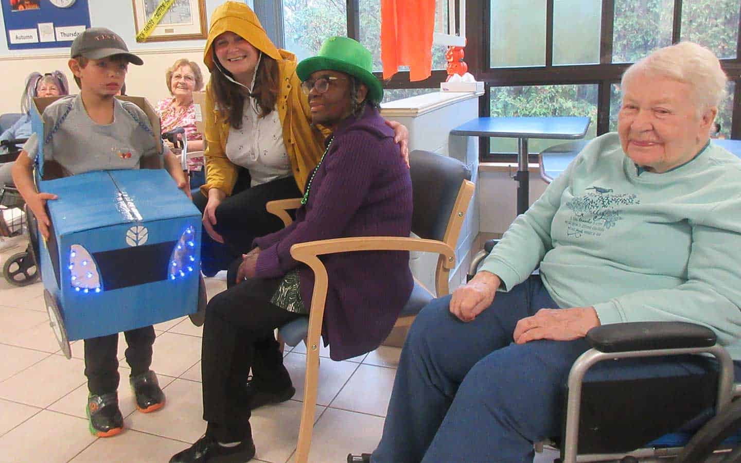 A Twin Oaks halloween fashion show