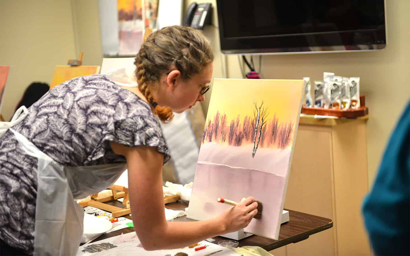 Putting it on canvas like Bob did