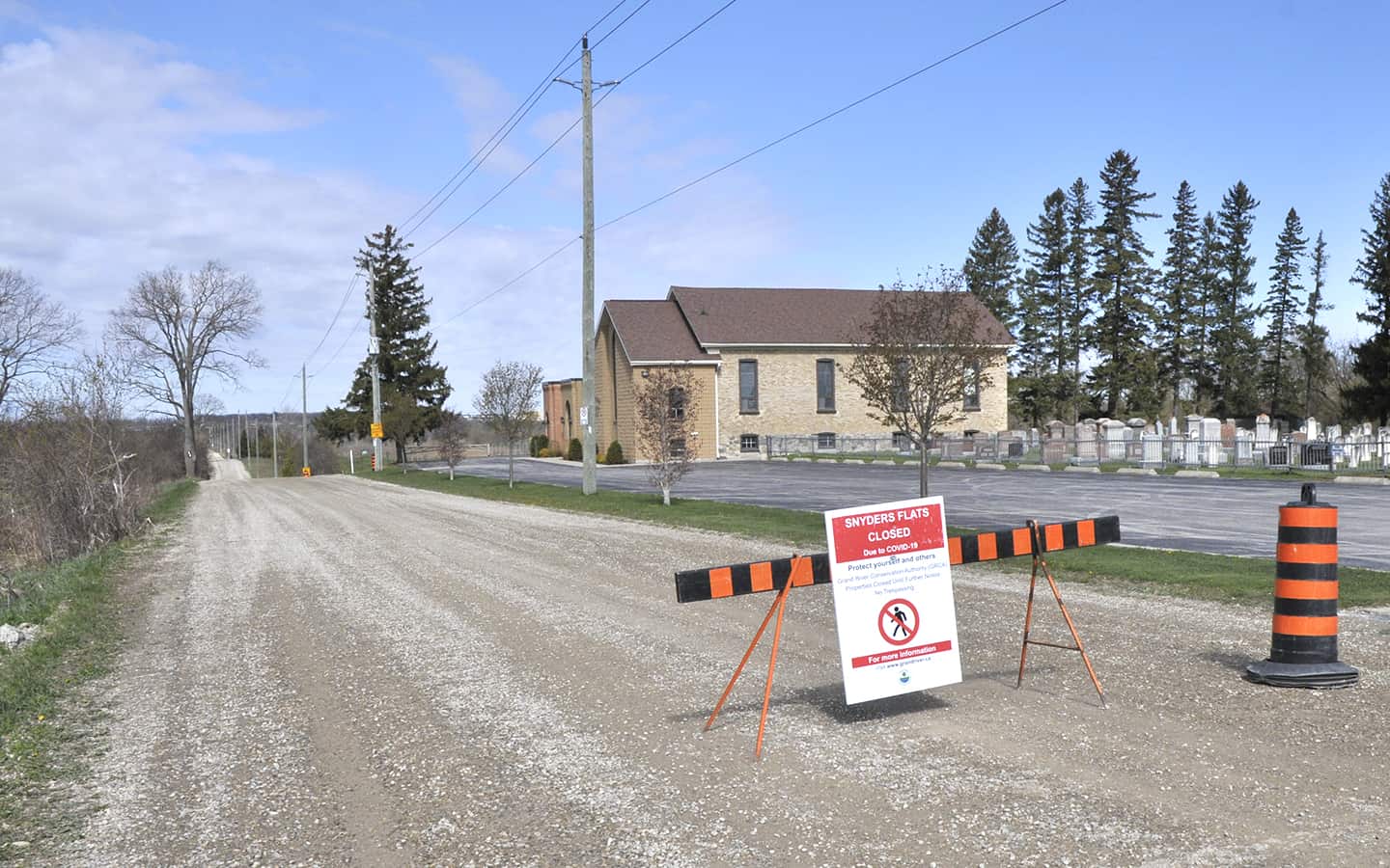 Public disregards closure of park, road
