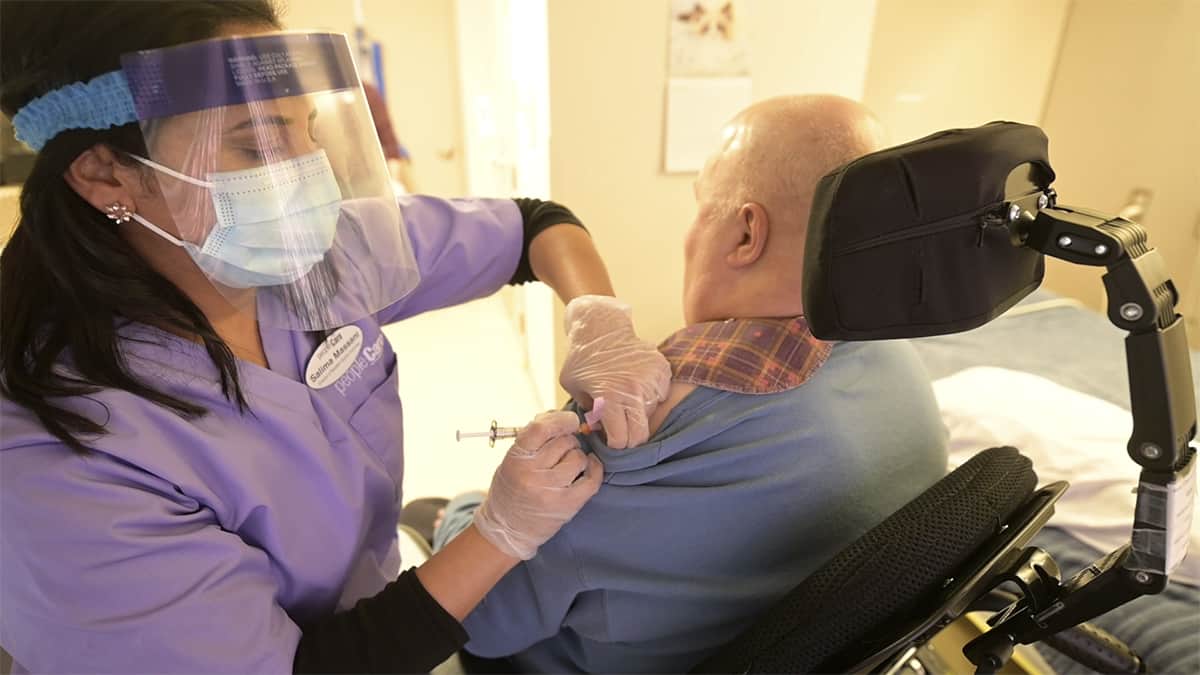 Trickling supply of vaccine