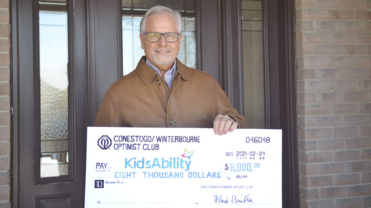 Optimist Club donates $8,000 to youth organization