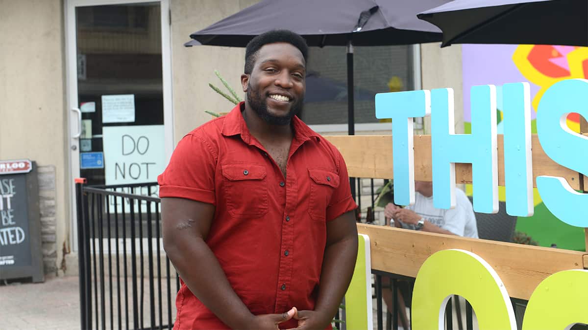 Treading the boards and pursuing his dreams