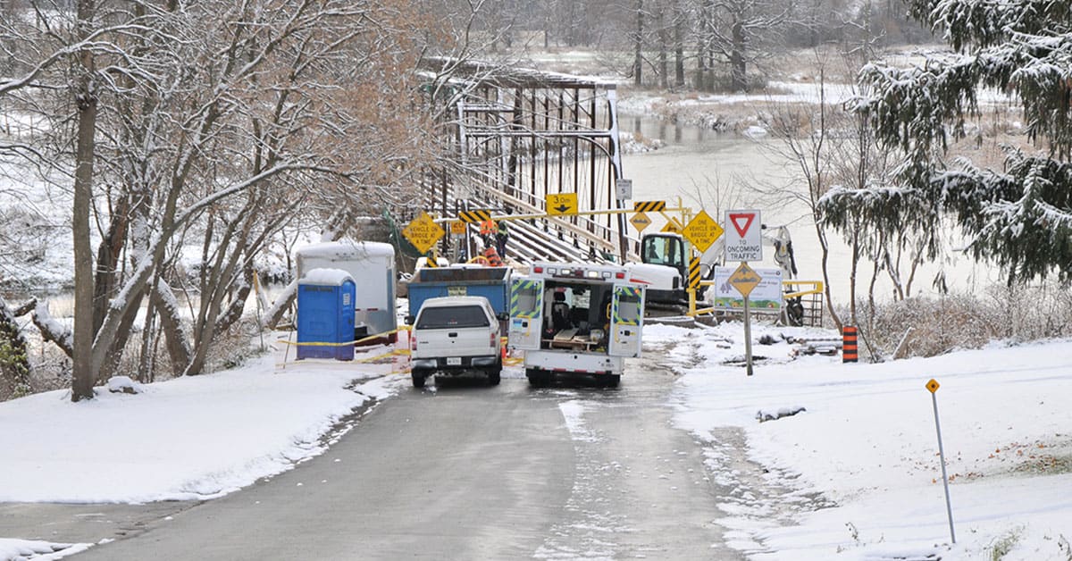 Road construction season winding down