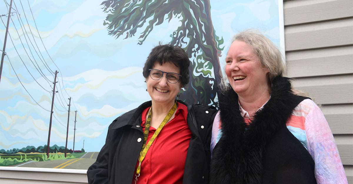 A spot that’s all about the art, even outdoors in December