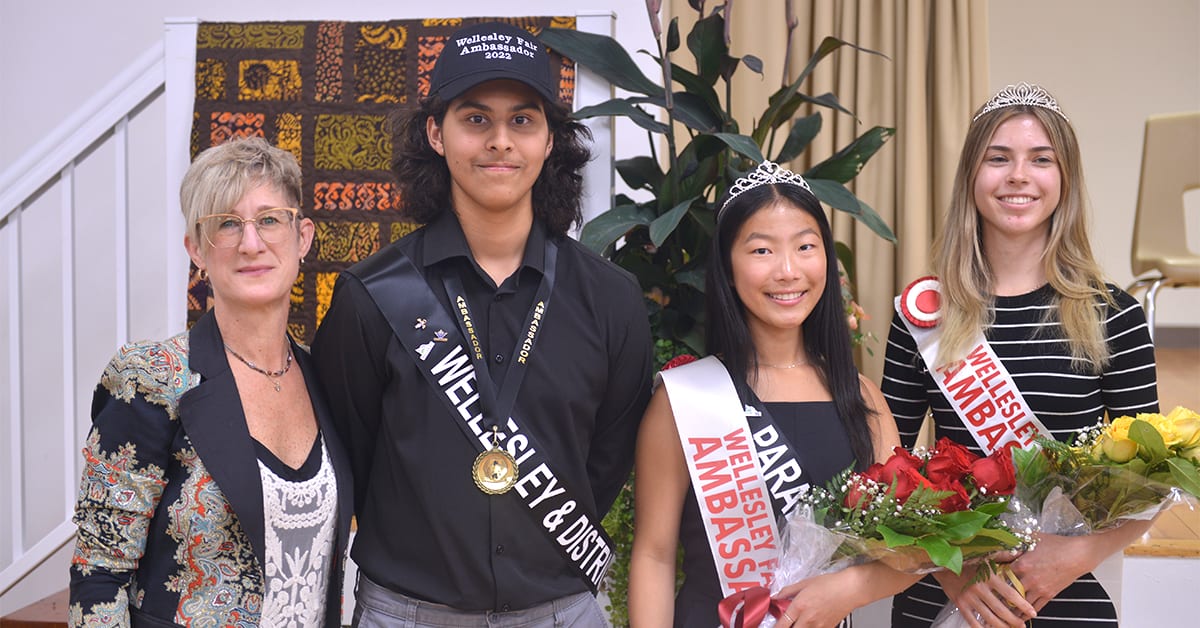 Ali Khan named first male ambassador at Wellesley Fall Fair