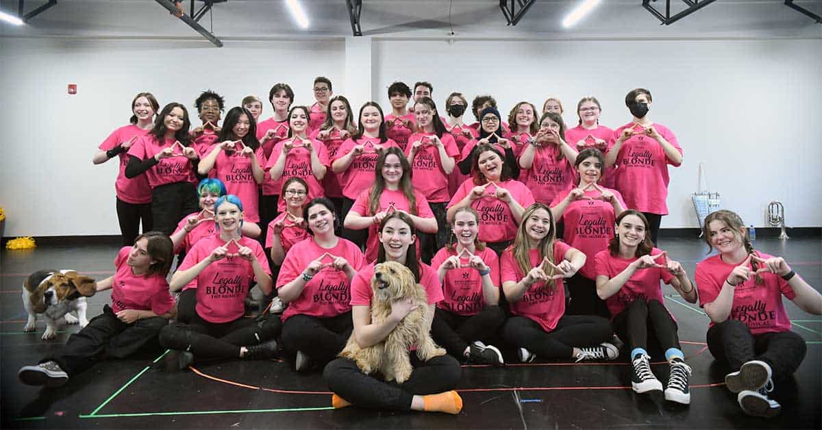 Young performers practicing the law of entertainment