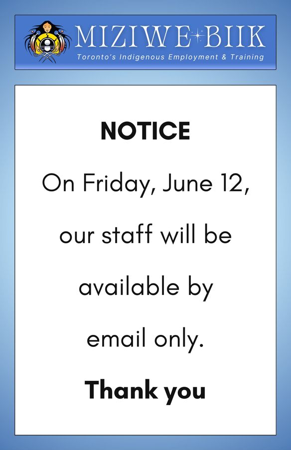 Notice 📬 Friday June 12