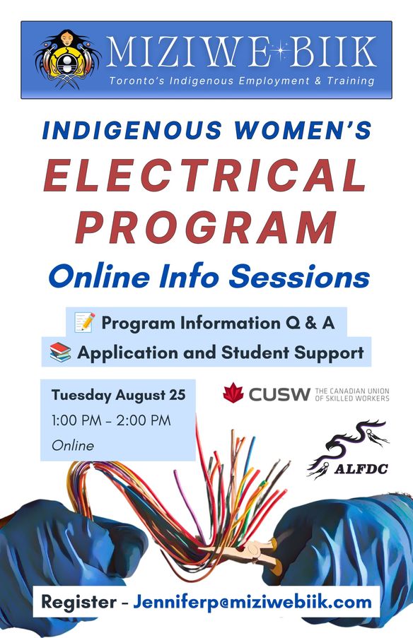 Indigenous Women’s Electrical Program Info Session ⚡️ August 25