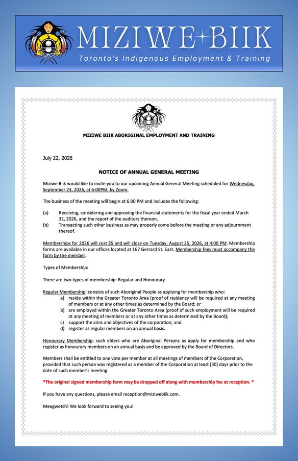 Notice of AGM 🪶