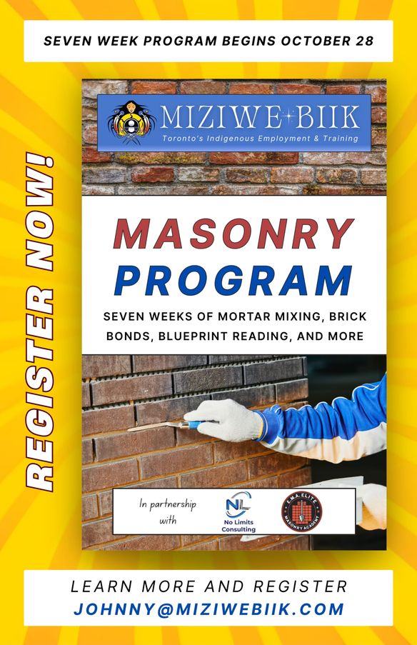 Masonry Program 🧱 Begins October 28