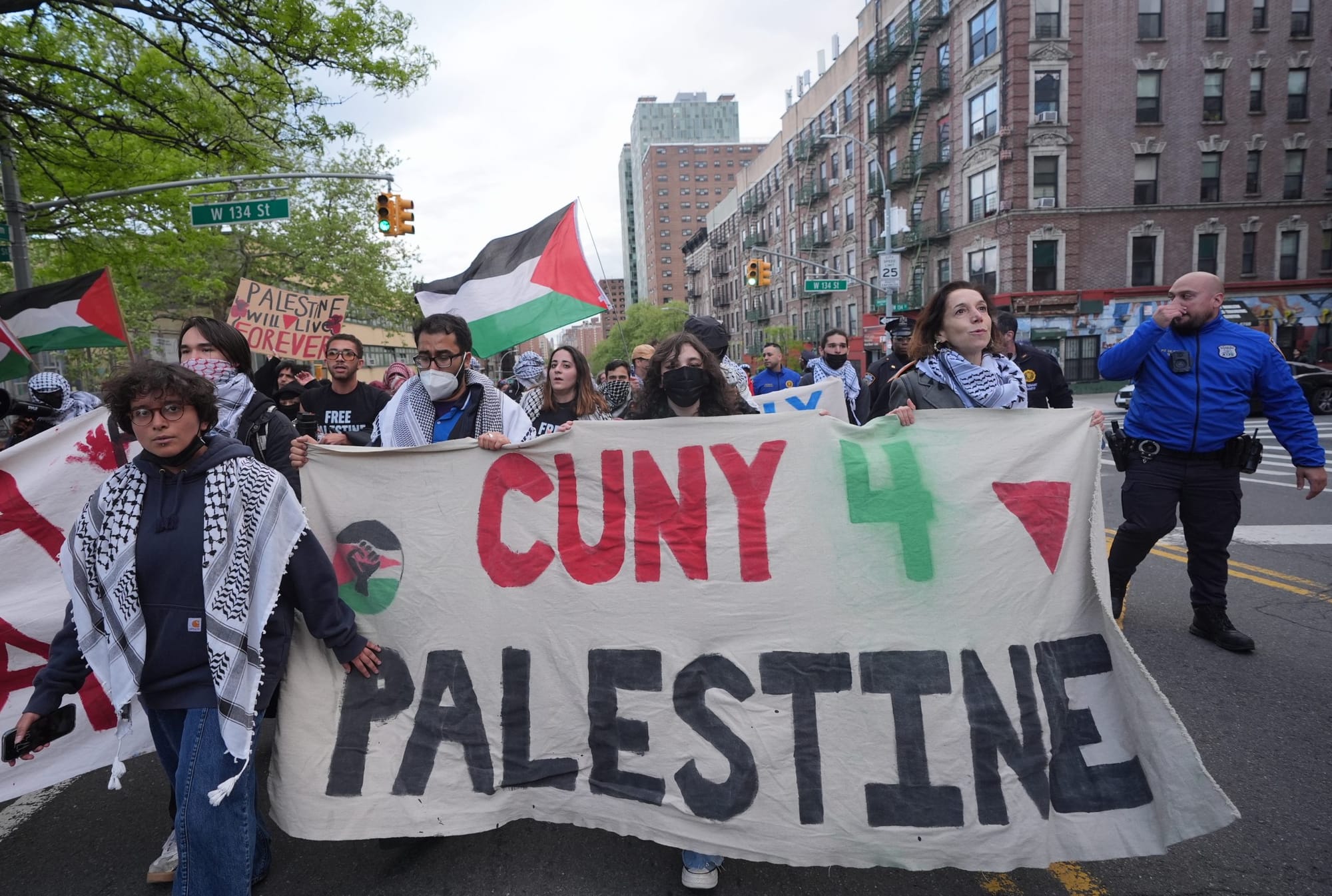 Where are the campus anti-war protests? Well, they were brutally repressed