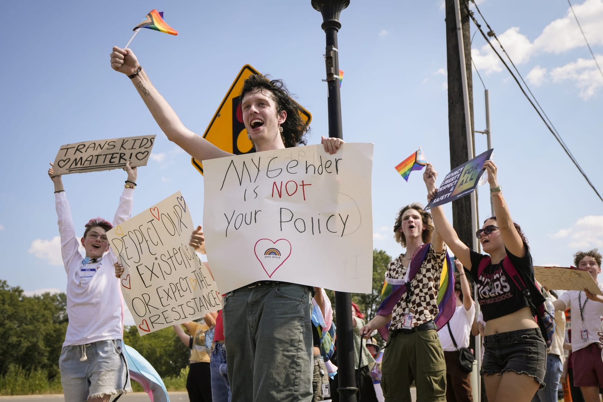 Trans people have been fleeing red states. What about those who stay?