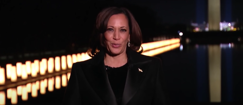 Vice President Kamala Harris addresses the country for the first time after being sworn into office.