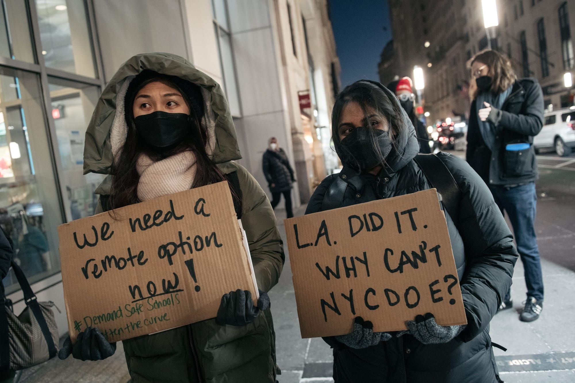 Teachers and students fight for remote learning and better safety precautions at school