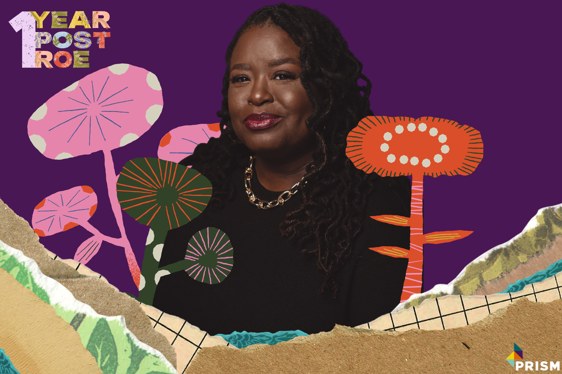 Monica Simpson, executive director of SisterSong in Altanta, Georgia, for Prism's One year post-Roe series