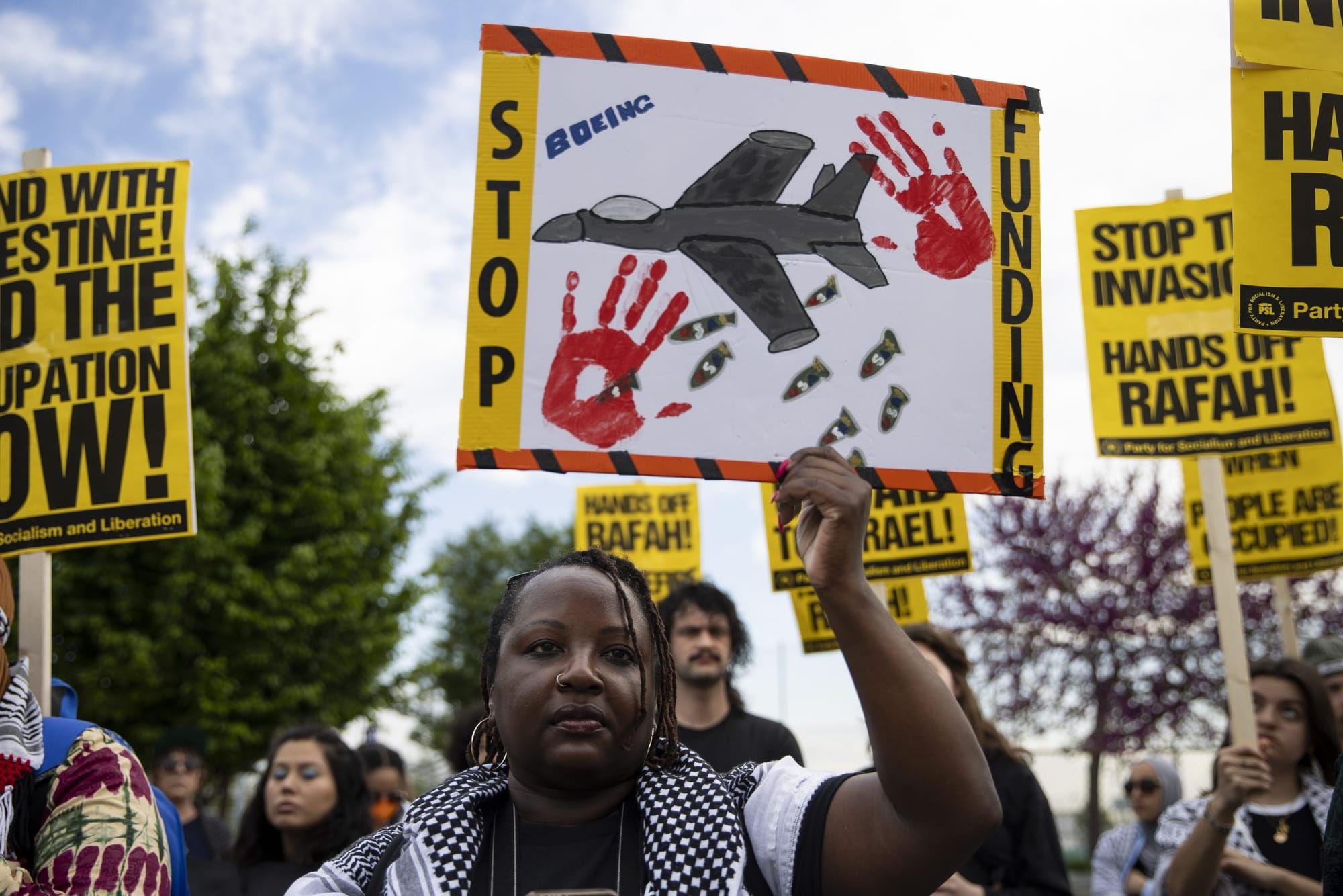 After protesters were arrested in March for blocking access to a Boeing facility in Ohio, prosecutors are leaning heavily on