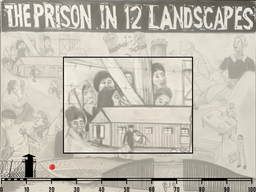 Illustration shows a collage of women working in and around a farm.