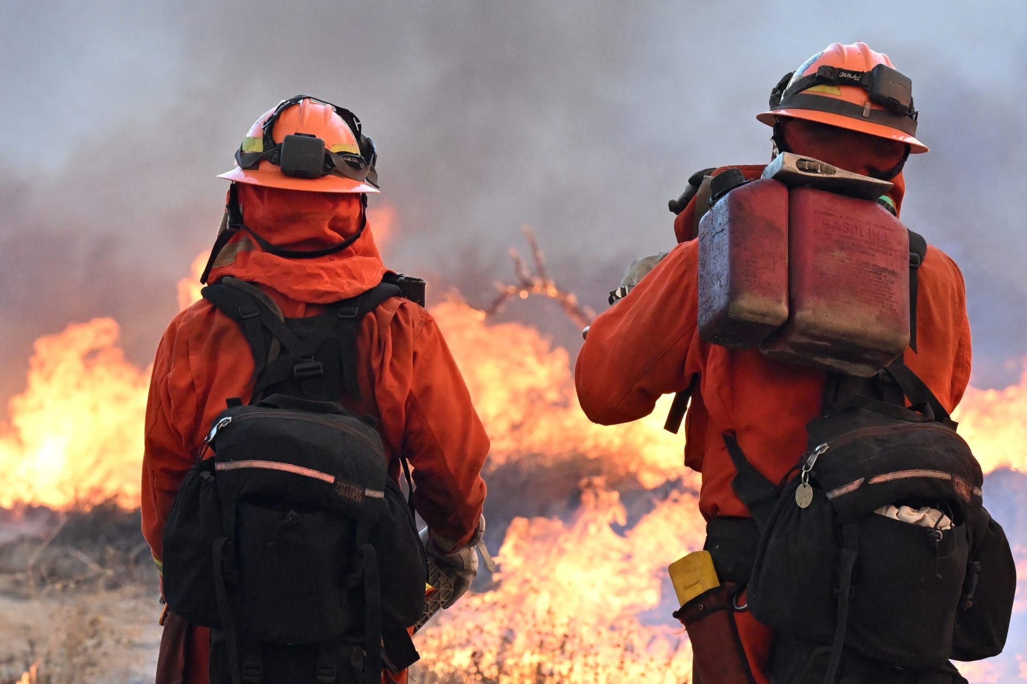 Incarcerated firefighters risk their lives in LA wildfires for slave wages