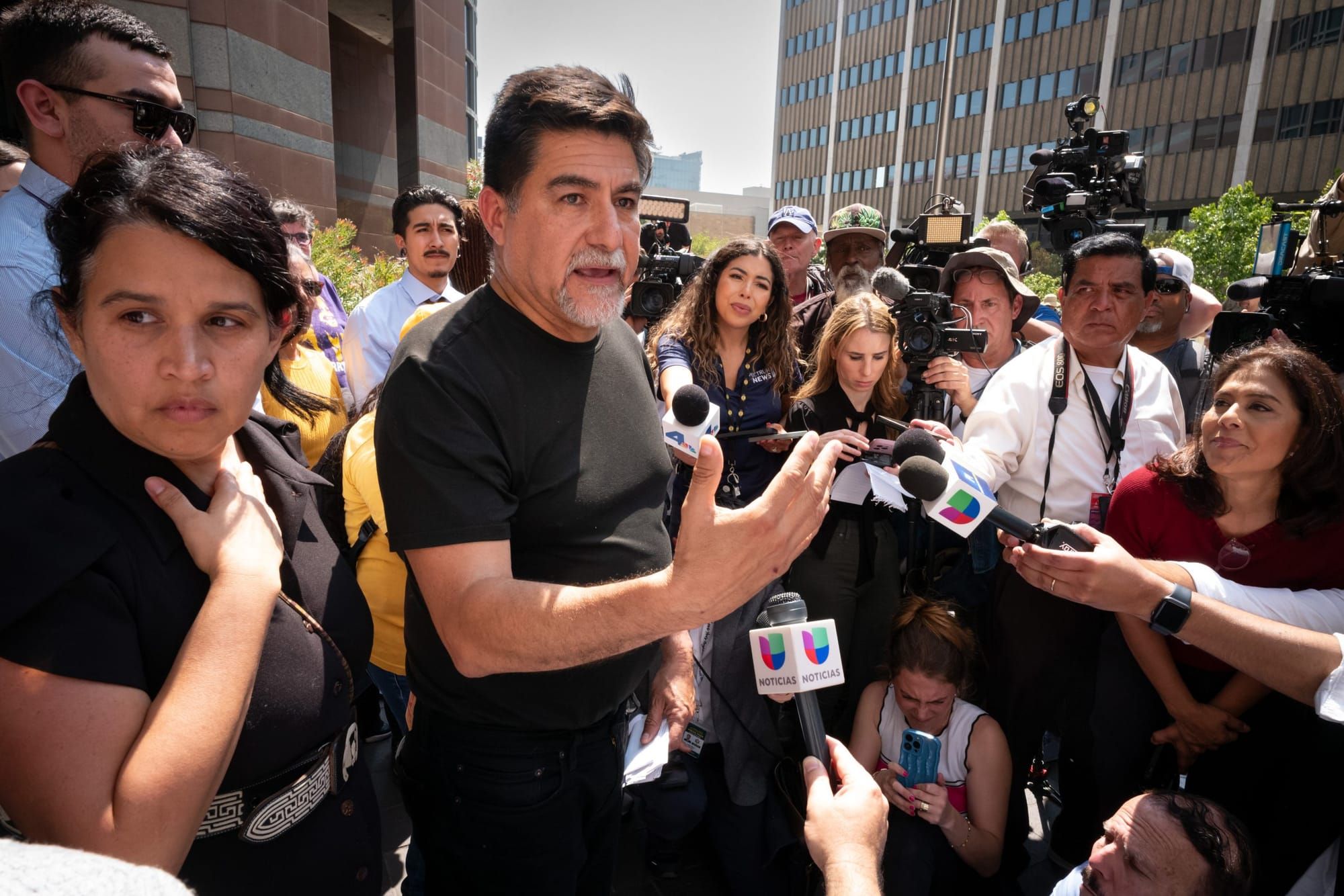 ICE tried to make an example out of labor leader David Huerta. Now is the time for unions to speak up on behalf of immigrant workers.