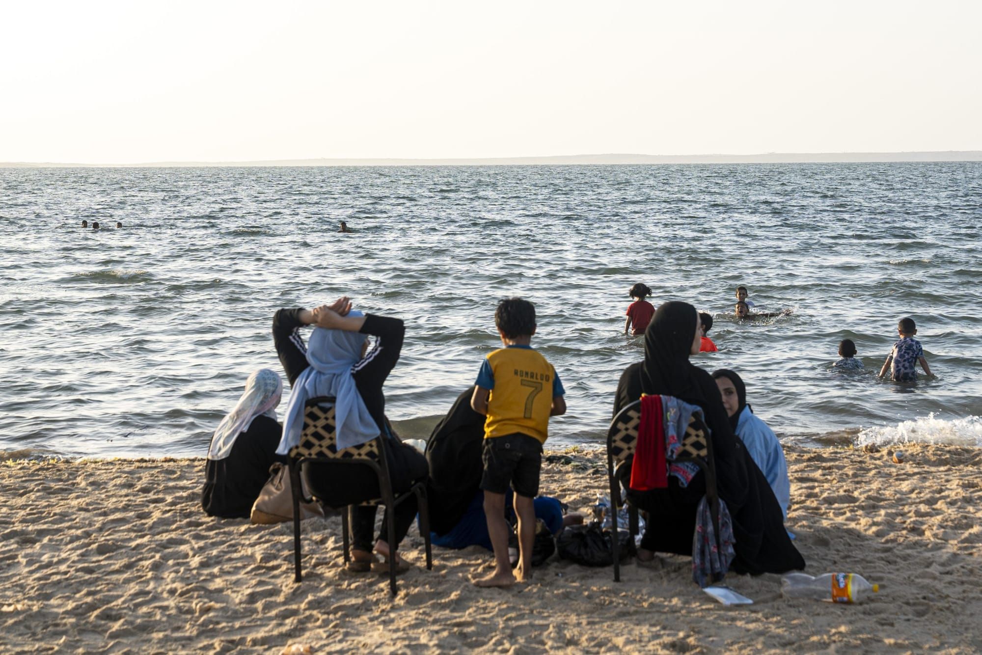 ‘Here, no bombs fall. But hope does’: Palestinians displaced in Egypt long for home in Gaza