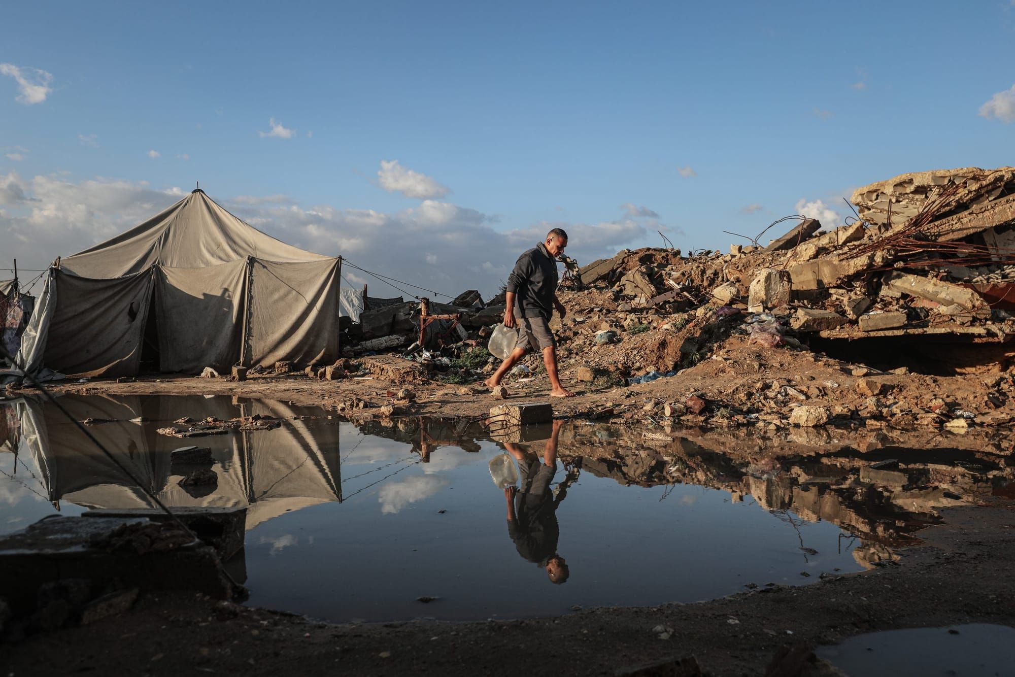 Deadly storm creates yet another bitter struggle in Gaza
