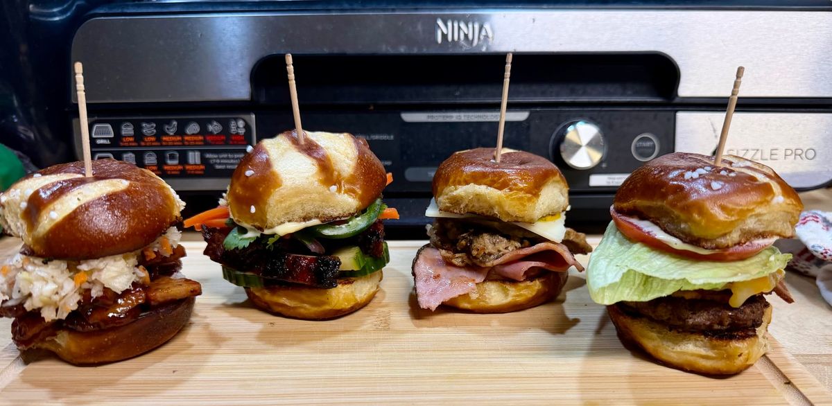 The International Slider Flight: Four Sandwiches, One Board