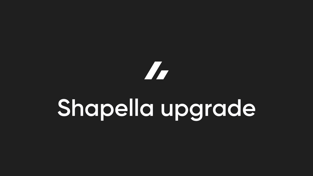 Information about Shapella upgrade