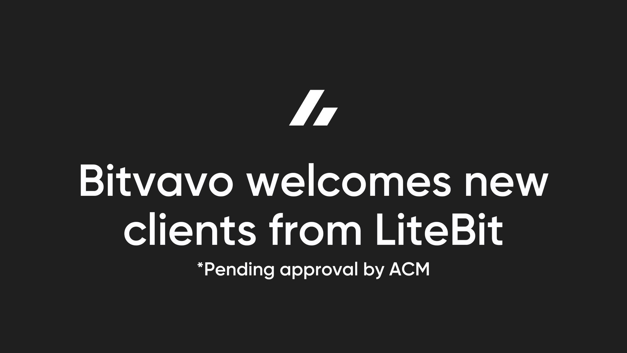 Bitvavo verwelkomt overstappers LiteBit*