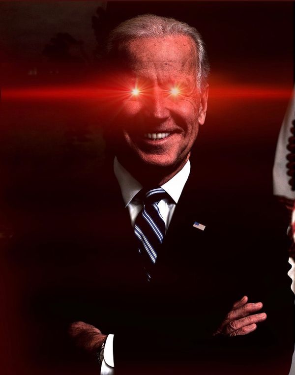 Joe Biden Becomes Laser Eyed Podcaster, Joins #FixTheFilters Movement