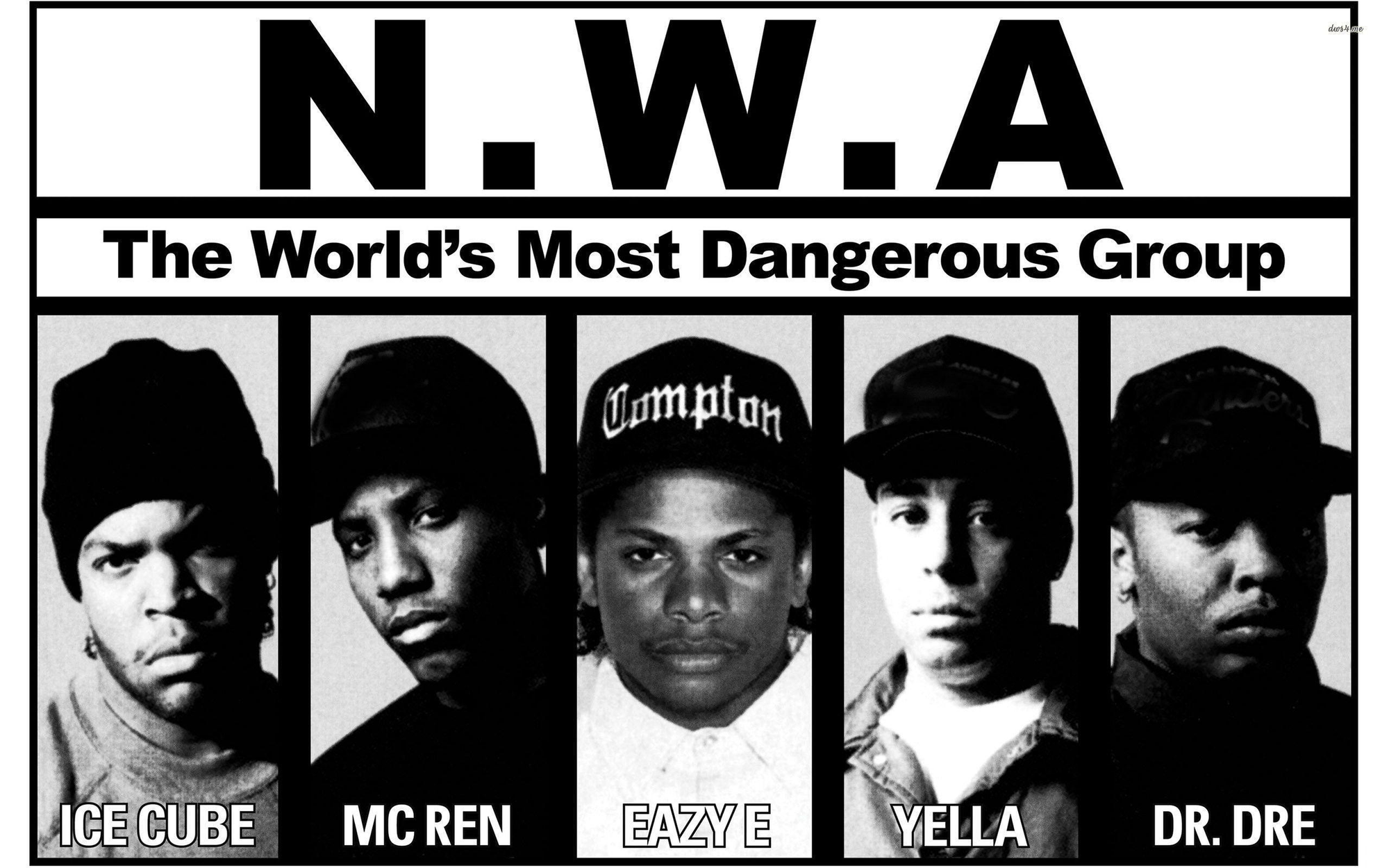 N.W.A, "el grupo más peligroso del mundo" | Archivo