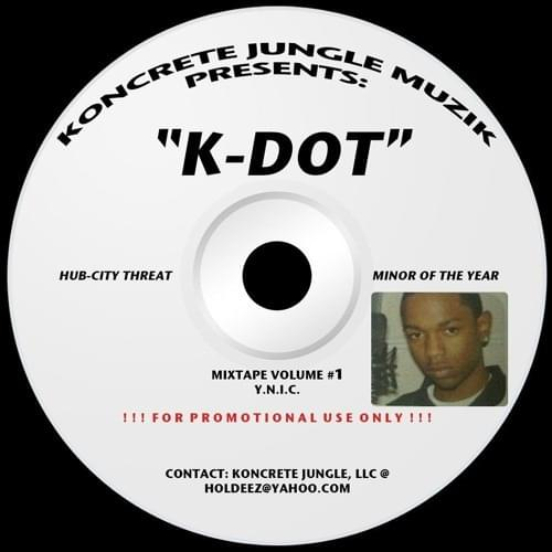Portada original del primer mixtape de K-Dot