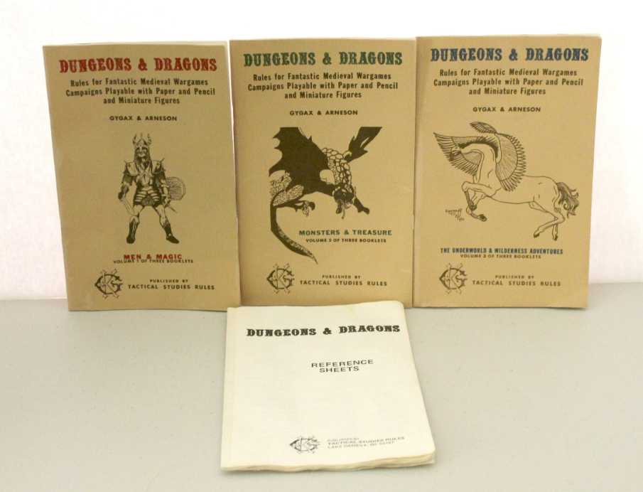 La Caja Blanca, primera edición publicada de Dungeons & Dragons