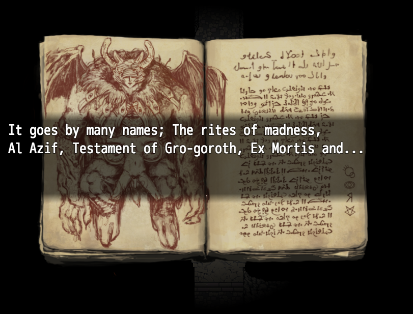 Los libros nos suman información sobre lore y mecánicas del juego