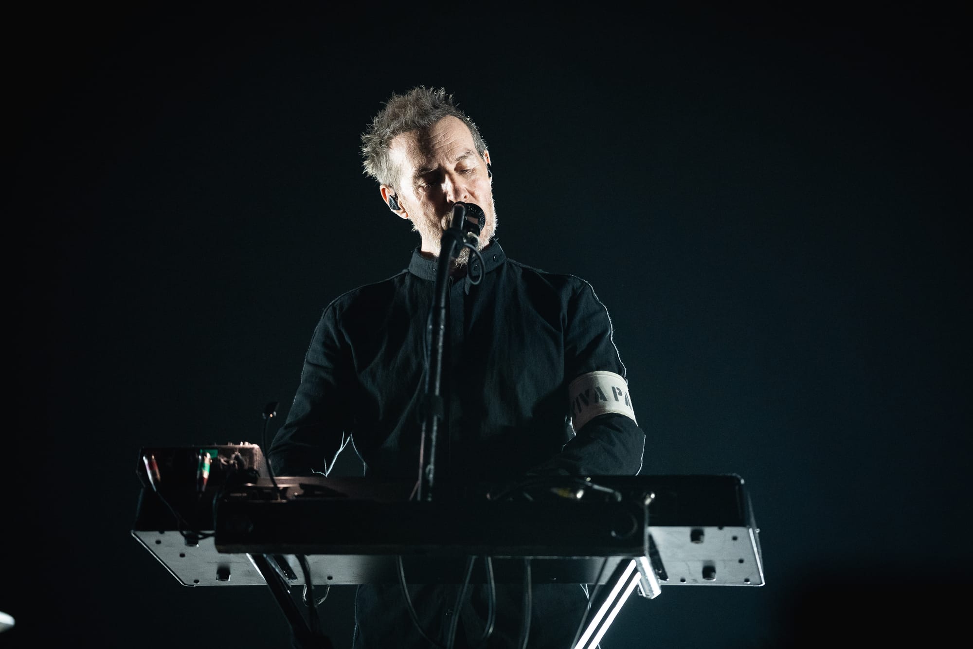 Robert 3D Del Naja, from Massive Attack, in Music Wins | Photo: Alejandra Morasano