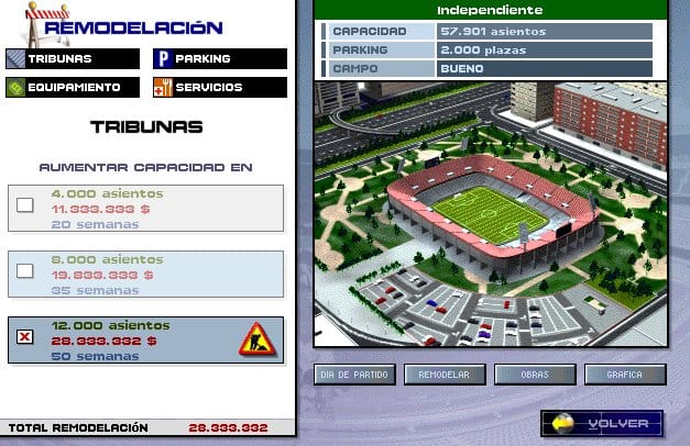 Cada aspecto de la gestión del club tiene su gracia en PC Fútbol
