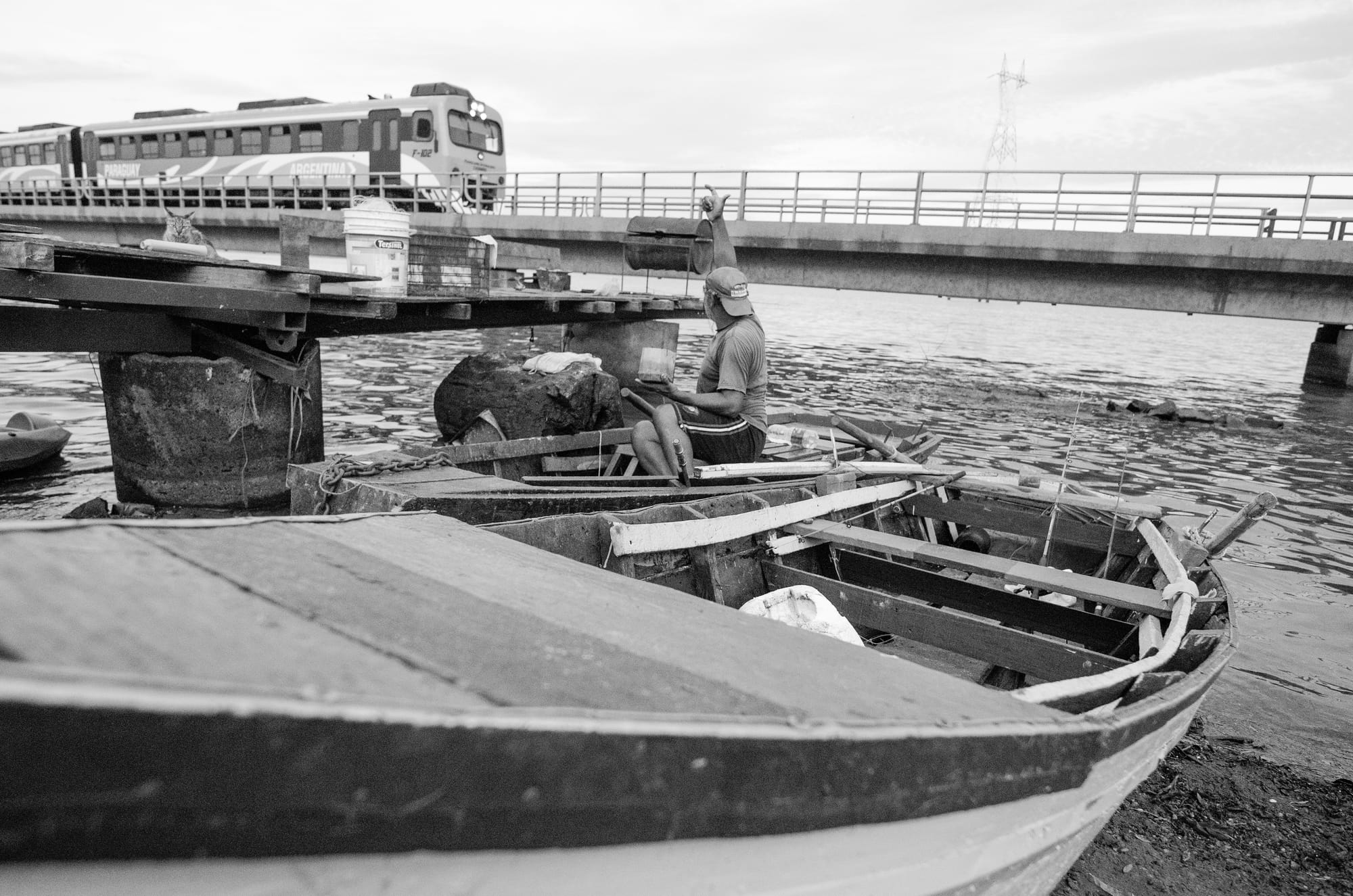 Las obras de la Central Hidroeléctrica elevaron la cota del río | Foto: Marcos Otaño