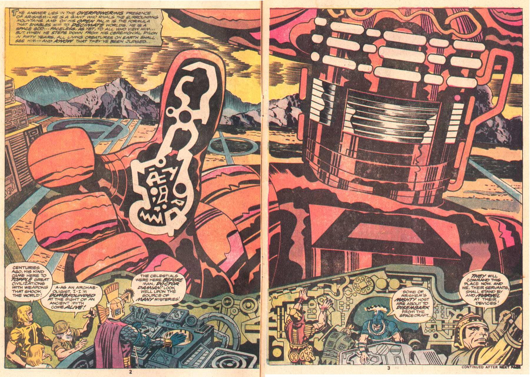 Eternals según Jack Kirby (1976)