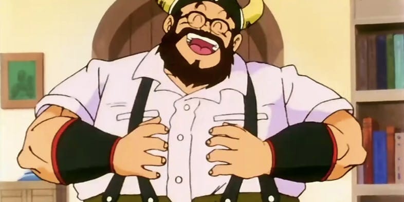 Ox Satán, suegro de Goku y un tipazo