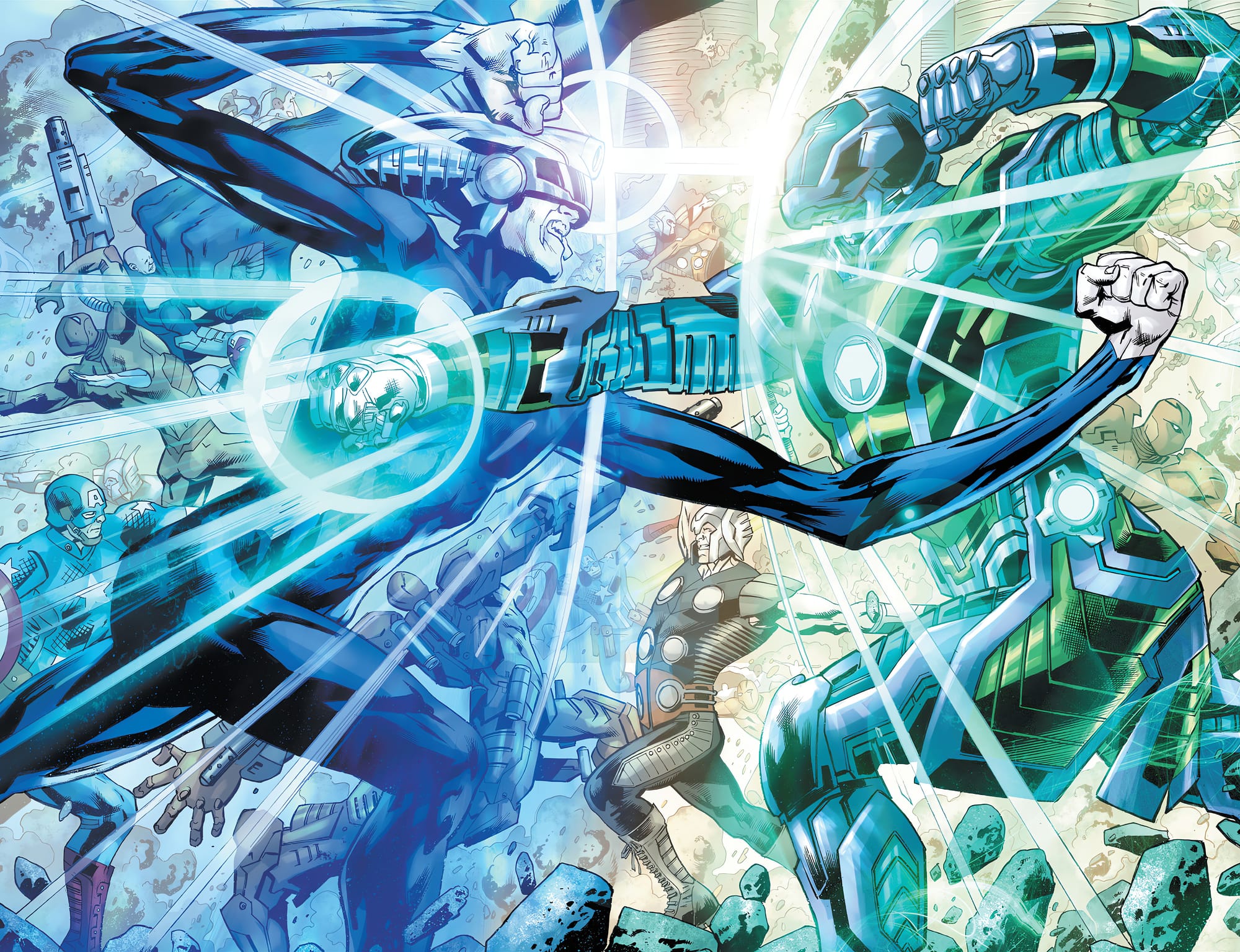 Ultimate Invasion 004-0021, por Jonathan Hickman & Bryan Hitch