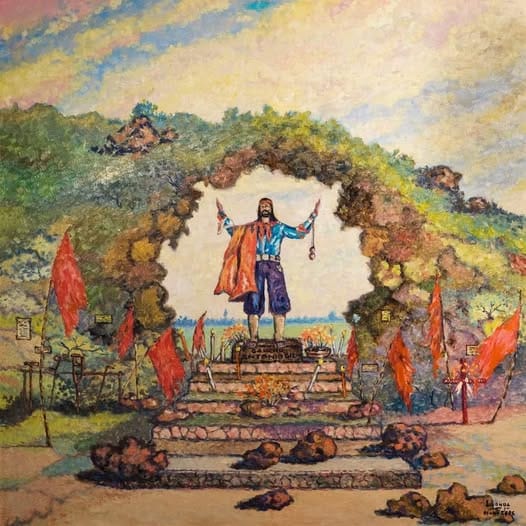 Andrés Carlos Alberto Longa, Gaucho Antonio Gil, 2005. Óleo sobre hardboard. Colección Museo Provincial de Bellas Artes, Corrientes.