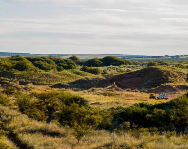The Toay dunes, a few kilometers from Santa Rosa