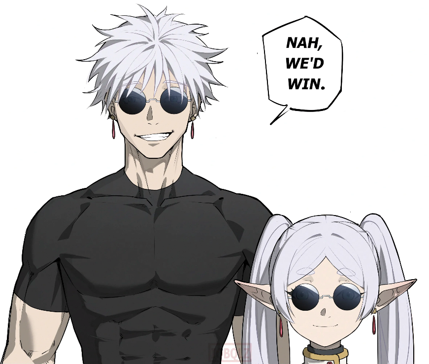 Meme Frieren - Satoru Gojō