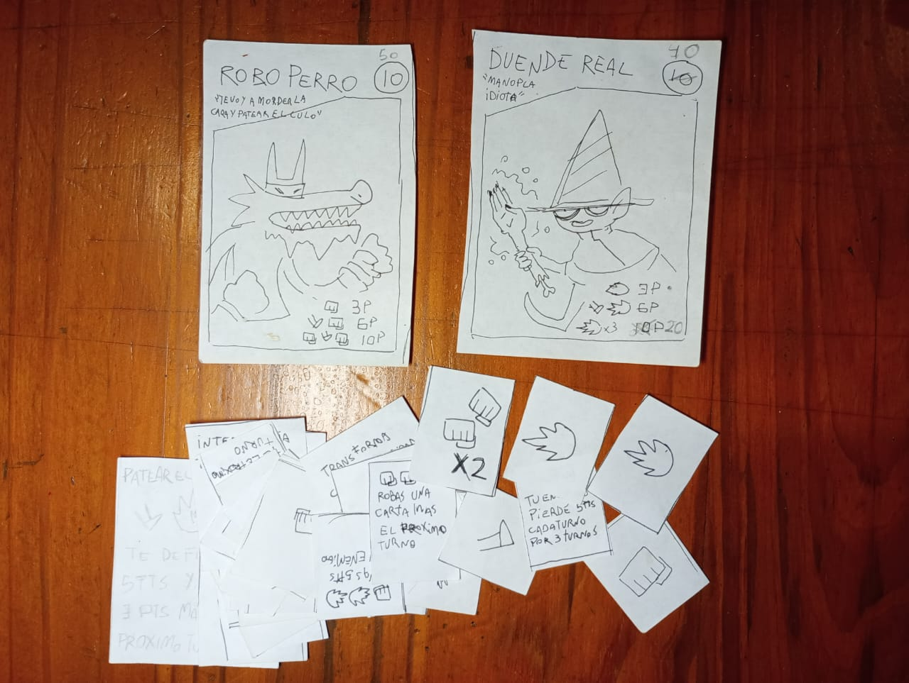 Primeros bocetos de Barrio Basura