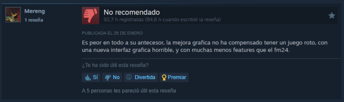 Football Manager críticas