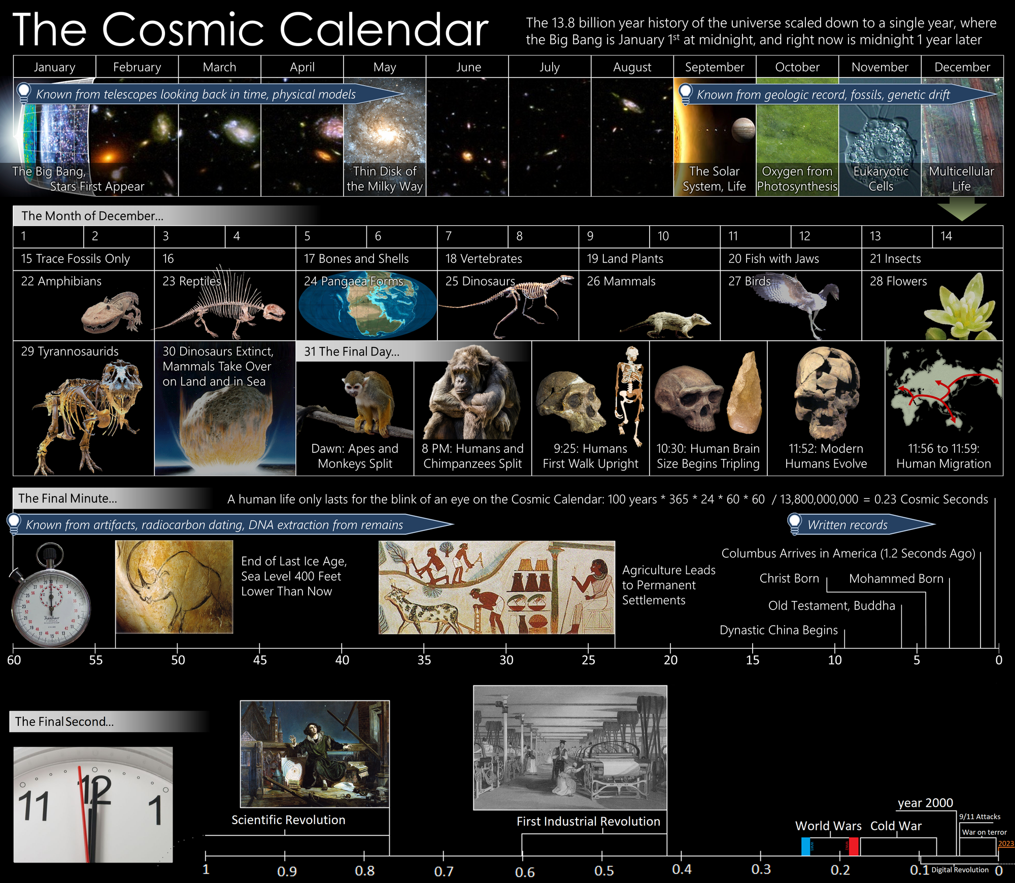 Calendario cósmico (Carl Sagan)